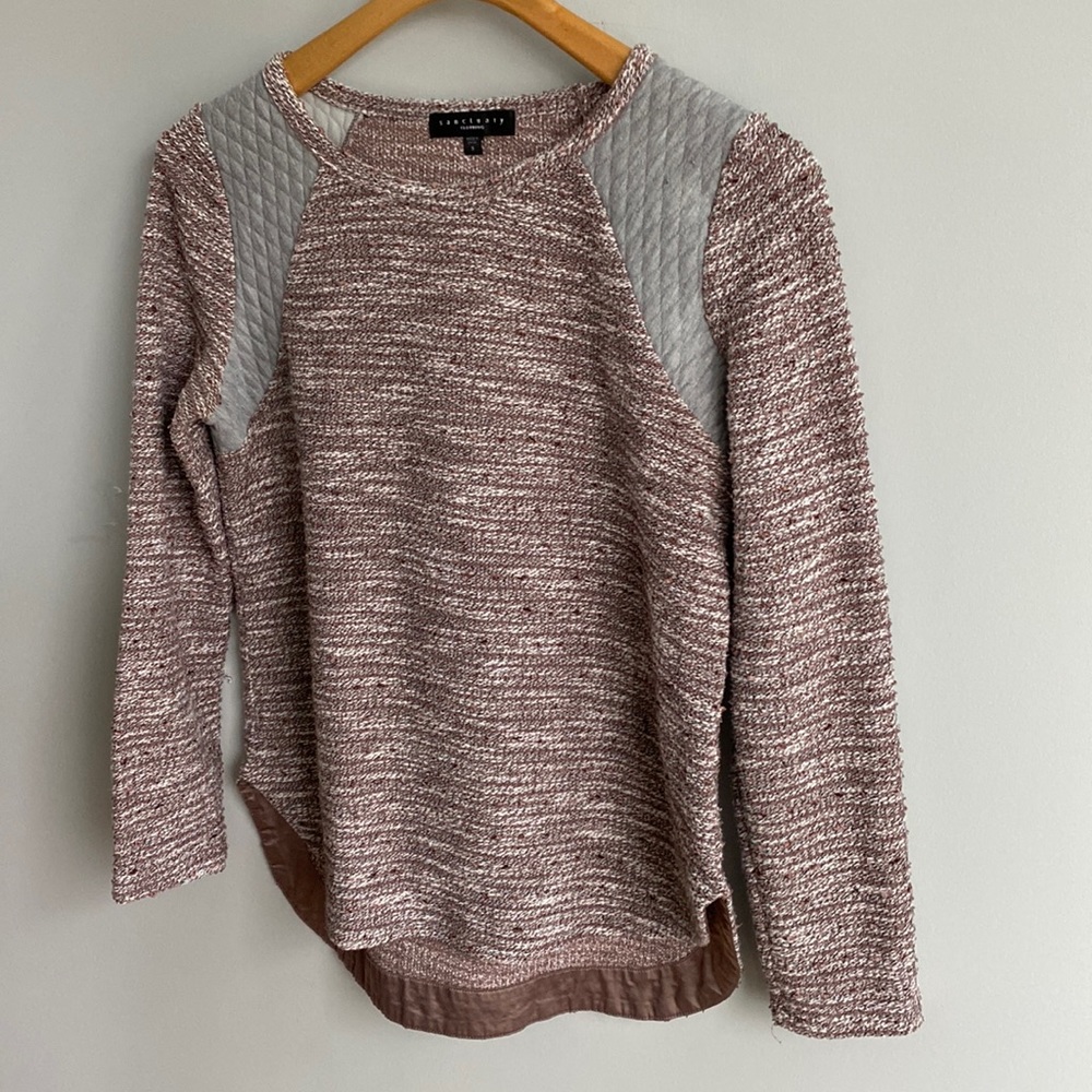 Sanctuary brand long sleeve knit top women’s S small
